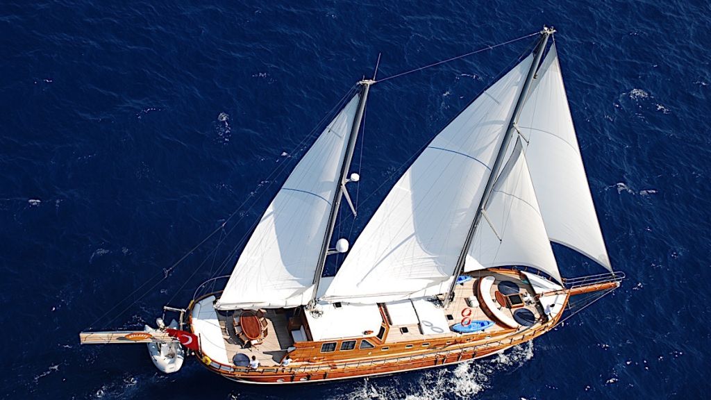 Alquiler de goletas de lujo ATALANTE en Turquía y Grecia con Contact Yachts