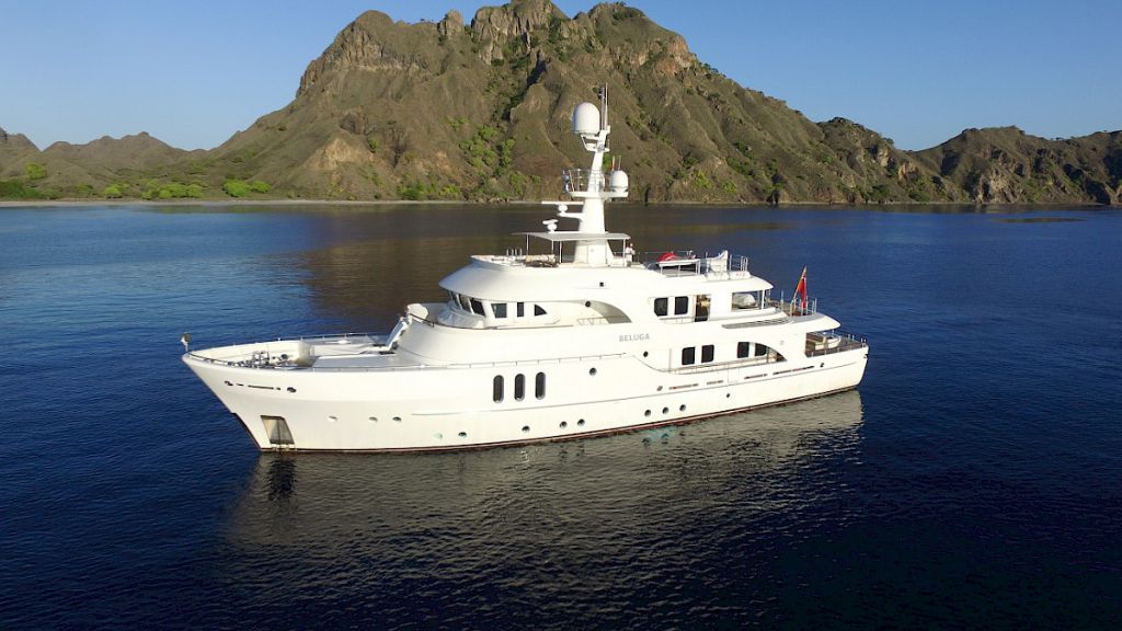 Luxury charter yacht BELUGA offered for cruise in Australia and Pacific islands by yachting agency Contact Yachts Australia