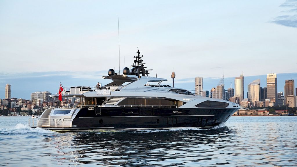 Luxury charter yacht GHOST II offered for cruise in Australia and Pacific islands by yachting agency Contact Yachts Australia
