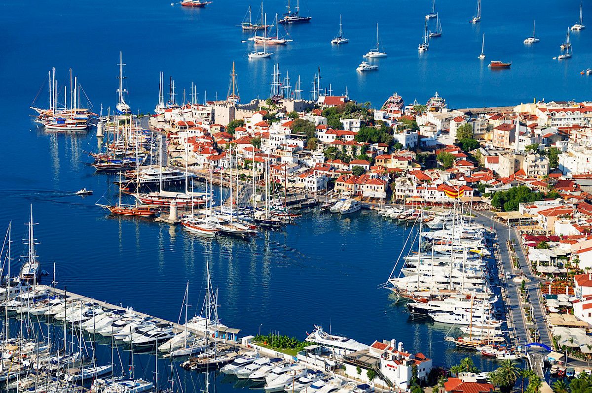 Marmaris is a beautiful luxury yacht charter destination in Turkey