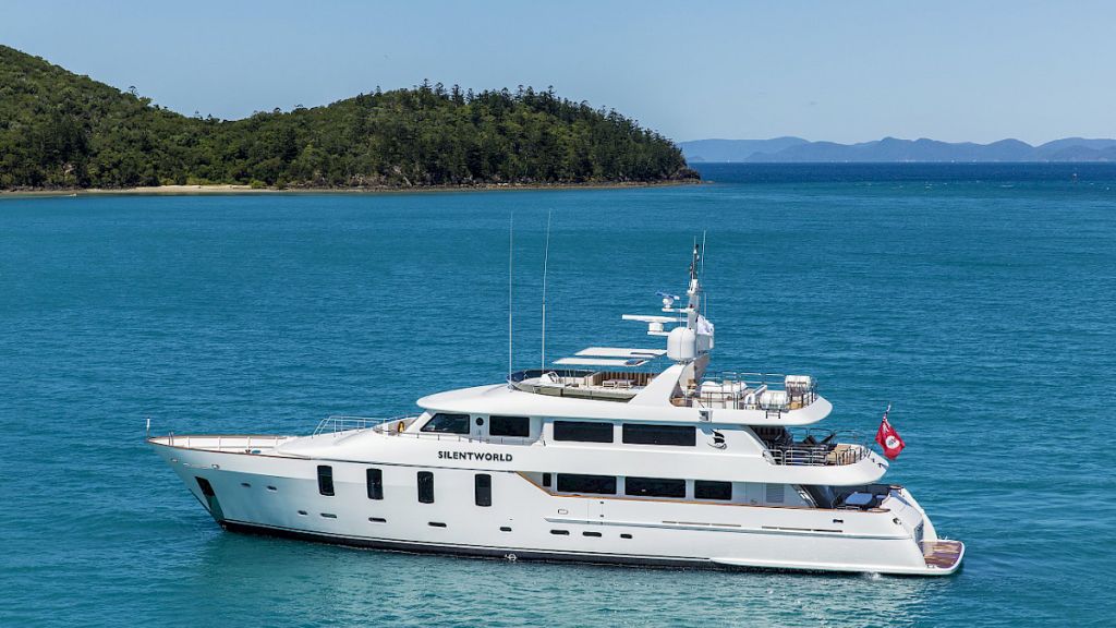 Luxury charter yacht SILENTWORLD offered for cruise in Australia and Pacific islandsby yachting agency Contact Yachts Australia
